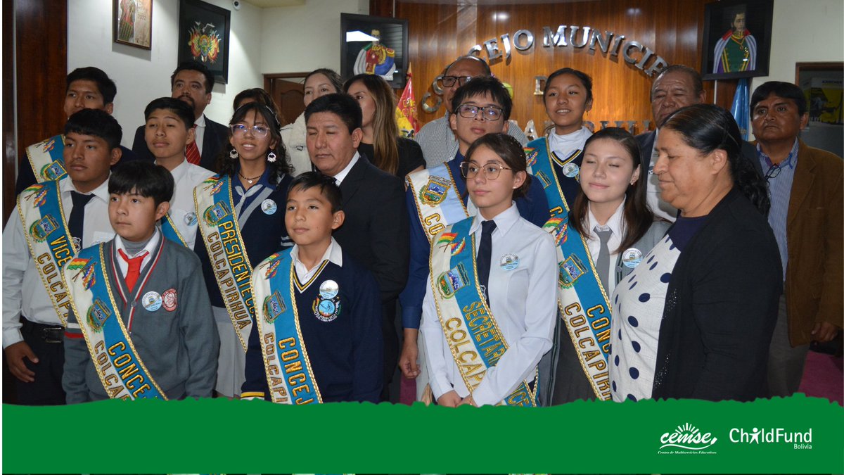 CemseCochabamba's tweet photo. Niñas, niños y Adolescentes fueron posicionados como Concejalitos en el Concejo Departamental de Colcapirhua 🙌

También se premió a quienes obtuvieron las puntuaciones más altas 🏅

Impulsando la participación y liderazgo desde la niñez 💬✨ https://t.co/Oxo8ZbMotd