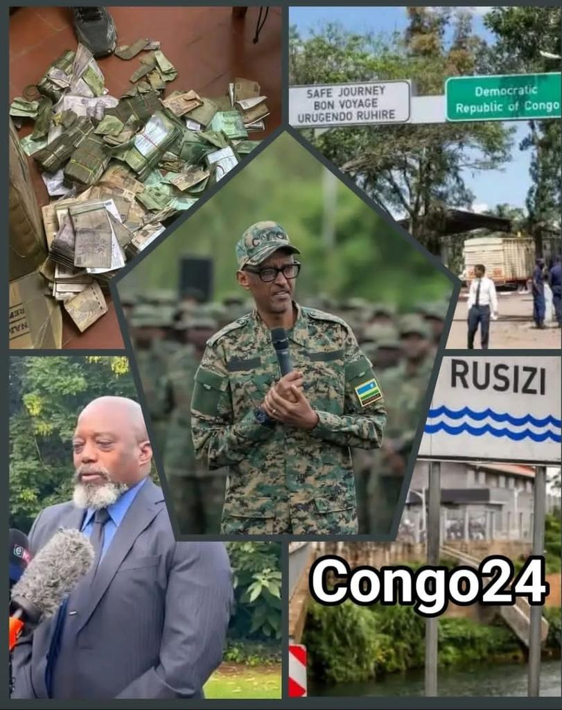mulikuza_jordan's tweet image. ‼️🔴‼️#Goma/#Bukavu : Dans les zones sous contrôle des miliciens tutsi Rwandais du #M23_AFC 🇷🇼 en #RDC 🇨🇩, ce sont des tutsi Rwandais d'origine qui perçoivent l'argent des différentes taxes et ramènent le butin au #Rwanda 🇷🇼 .