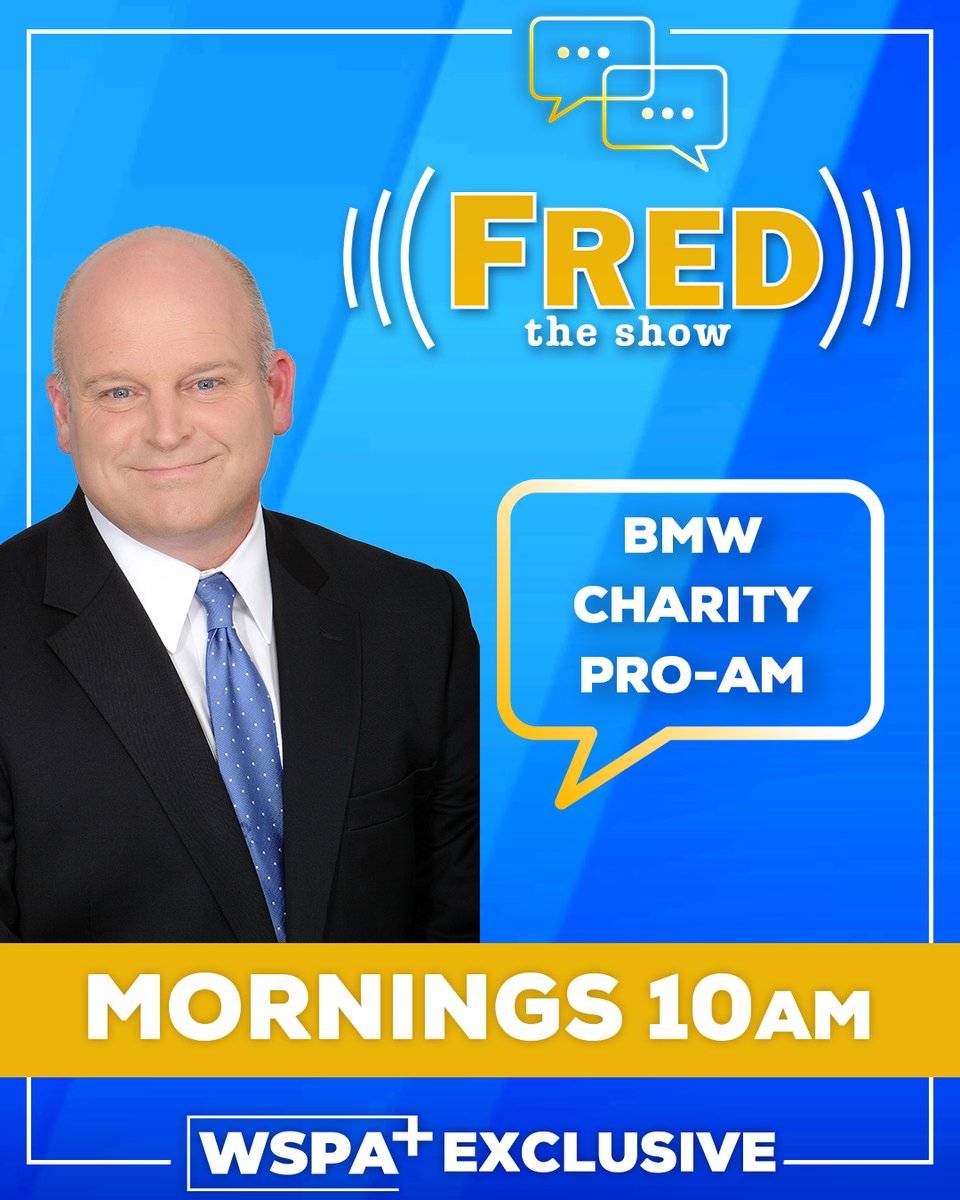 WSPA7's tweet image. Don’t swing and miss @fredontv  the Show! Stream mornings at 10 on WSPA+ on Roku, Apple Tv, Fire Tv and Samsung! wspa.com/plus/fred-the-…  #WSPA #Streaming
