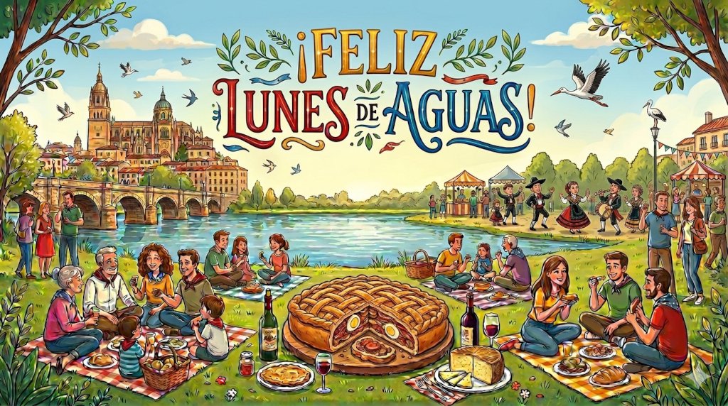 🎊 ¡FELIZ LUNES DE AGUAS! 🎊

Aunque hoy lo vemos como una fiesta campestre, recuerda que el origen viene desde el siglo XVI y esto es tradición. Desde Concierta os deseamos una feliz tarde de hornazo a todos y todas!!

¡Que paséis un gran día por la ribera del Tormes! 💚🧡