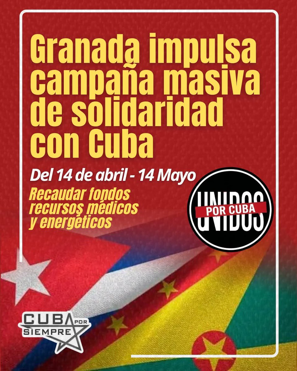 #UnidosXCuba #CubaNoEstáSola #CubaEstáFirme <a href="/AsambleaCuba/">Asamblea Nacional Cuba</a> <a href="/PartidoPCC/">Partido Comunista de Cuba</a> <a href="/BrunoRguezP/">Bruno Rodríguez P</a>