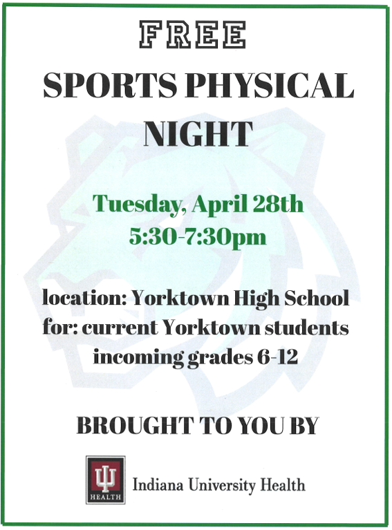 YorktownMS's tweet photo. Reminder...Next Tuesday! https://t.co/tuyQxDynlH