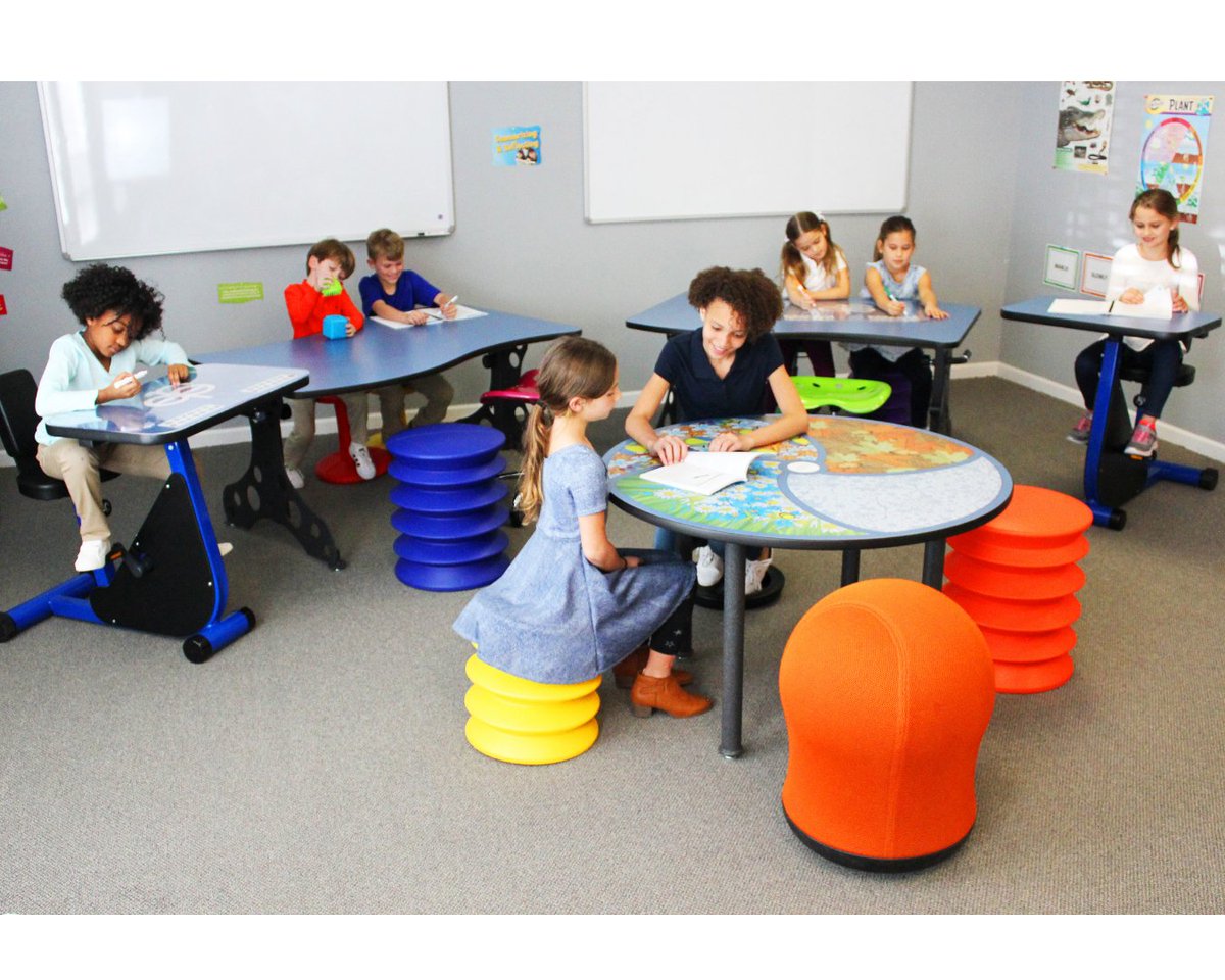 Kidsfit_ABL's tweet photo. Grow brain cells while you work. From sit/stand desks to wobble chairs, we have all the fidget-friendly products to keep your classroom engaged. 💡 Shop active furniture at https://t.co/HkLwwnFGCS

#activeseating #activeclassroom https://t.co/ZjZyakHE8c