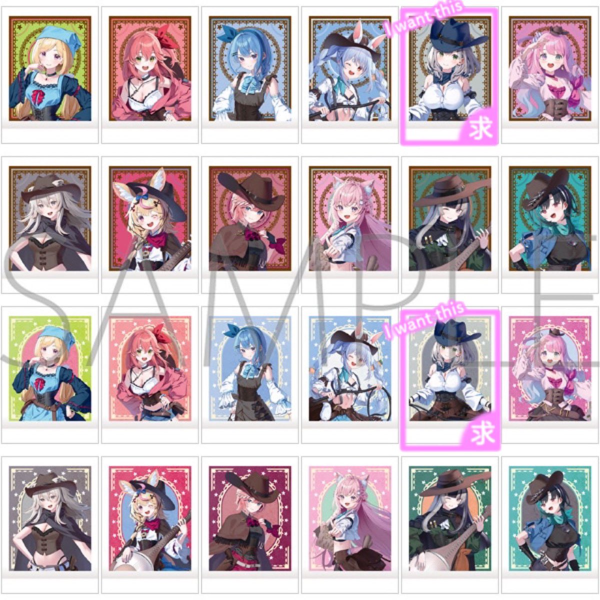 noelS2nico's tweet photo. ホロライブ　交換　買取　ウェスタンキャラバン　ぱしゃこれ

【求】　⚔️
【譲】　🌸🍬🍎☄️👯‍♀️🎪🧪🐚♌️🥀🎧🔧
❤︎引き、等身纏めて交換できる方優先
❤︎5BOX予定ですが埋まり次第〜10BOXまで追加予定

検索からお気軽にお声掛けください https://t.co/wU3f6oHToT