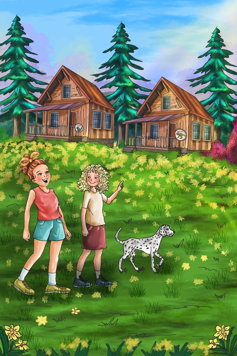 cillustrators's tweet image. Mariya Stoyanova illustrated these two kids and their Dalmatian strolling through fields of yellow flowers toward cozy cabins in the woods. 

Check out this artist's #portfolio 👉 childrensillustrators.com/mariyastoyanov…

#childrensillustrators #childrensbooks #kidlitart