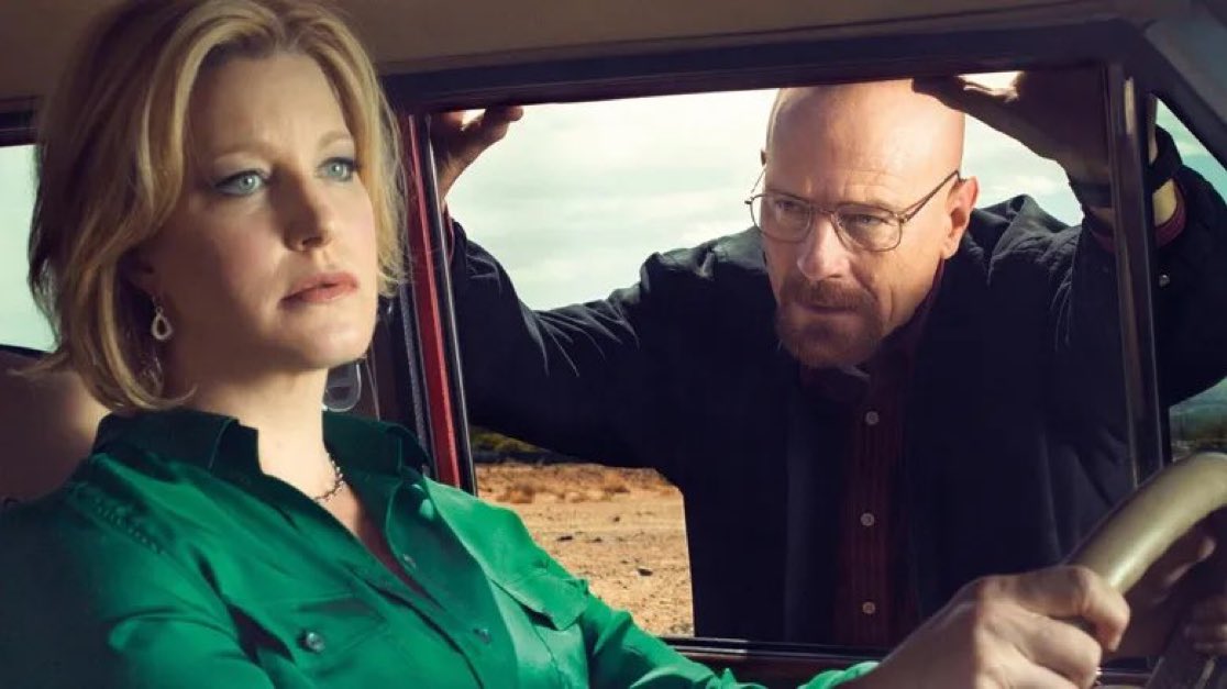“Skyler”

Porque Bryan Cranston, quien interpreta a Walter White, defendió a Skyler White después de que Frankie Muniz dijera que quería que ella muriera en ‘Breaking Bad’.

“Déjame aclarar esto... ¿Su esposo se va sin ninguna explicación, ella está embarazada, él está fabricando