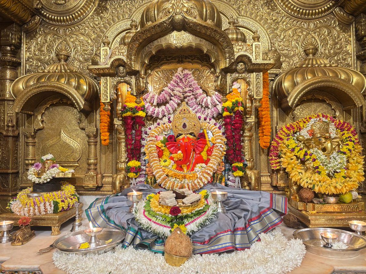 Shree Siddhivinayak Ganapati Temple Trust tweet media