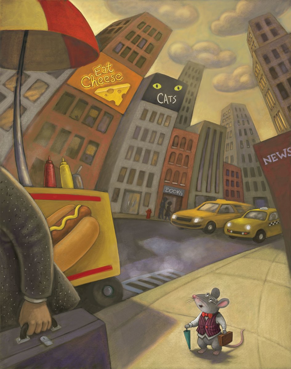 cillustrators's tweet image. Kathi Ember introduces us to this mouse in the big city for the first time. 🐭🏙️🧀 

Check out this artist's #portfolio 👉 childrensillustrators.com/kathiember/por…

#childrensillustrators #childrensbooks #kidlitart