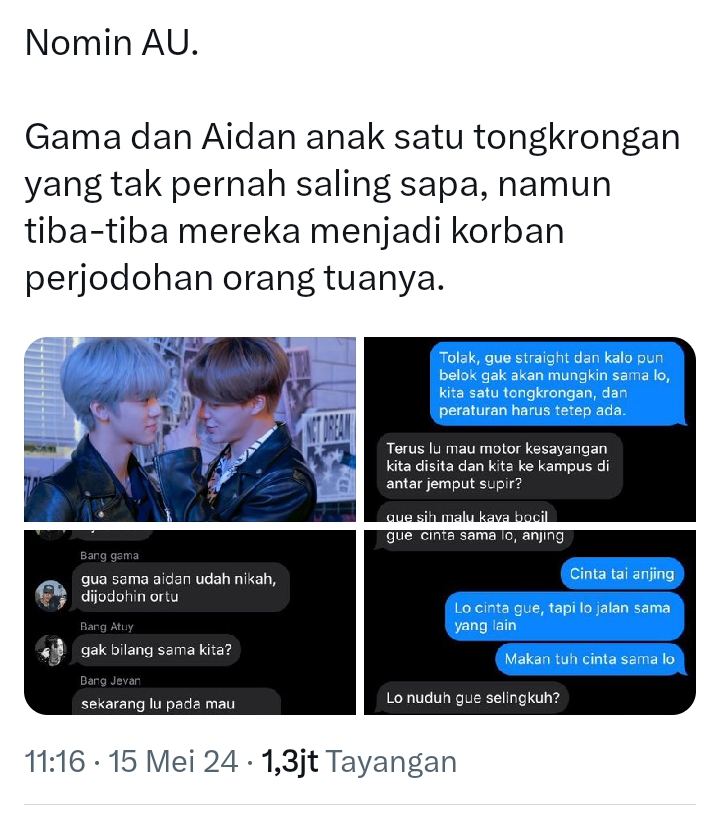 Warga ada yang udah baca -jnjmfic ini? sender minta review nya dong, makasih