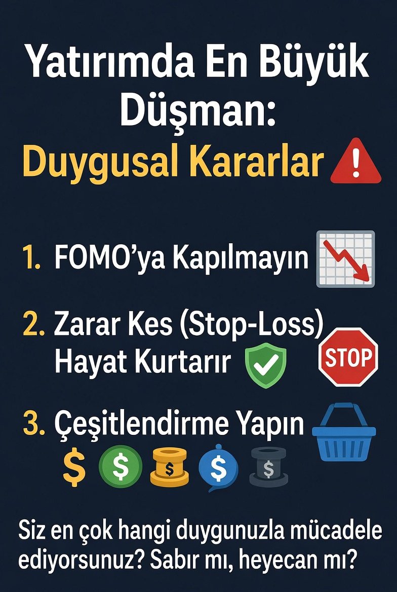 alphafinansdata's tweet image. 🔥 DEVAMI GELDİ! 

İlk postta “Duygusal kararlar portföyü eritiyor” demiştim.  
Şimdi gerçek hayattan 2 tane FOMO örneği ile anlatıyorum 👇

Görselde detaylar var! 

Sen de yaşadığın FOMO anını yorumlara yaz 🔥

#Borsa #YatirimPsikolojisi #FOMO #StopLoss #Bist100