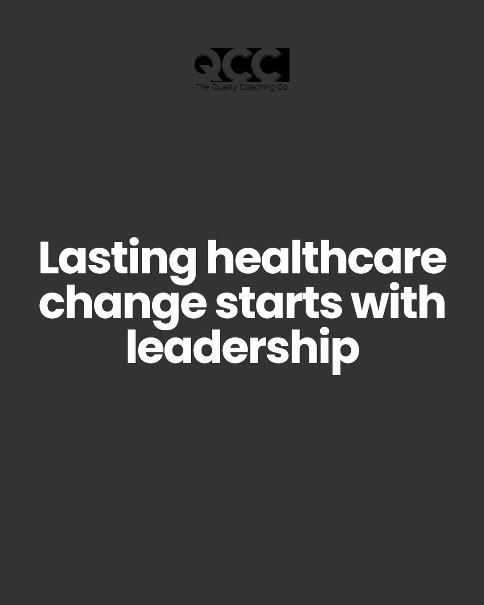qualitycoachco's tweet image. Why do healthcare improvements fail? Lasting change needs leadership that brings together people, priorities, and strategy. Ready to lead? #HealthcareExcellence #LeadershipExcellence #HealthcareTransformation #HealthcareLeadership