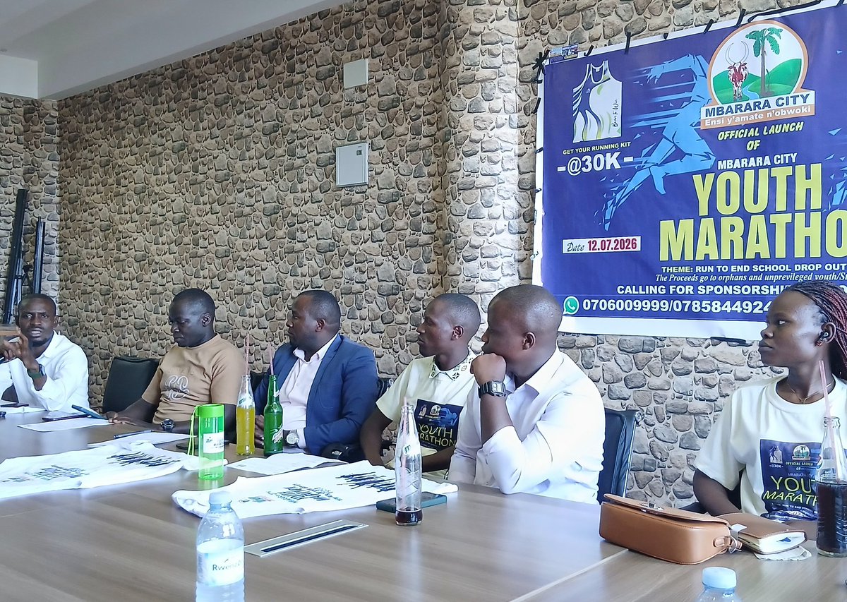#HappeningNow: At Adit Mall Mbarara
Press Conference for MBARARA CITY YOUTH MARATHON 2026