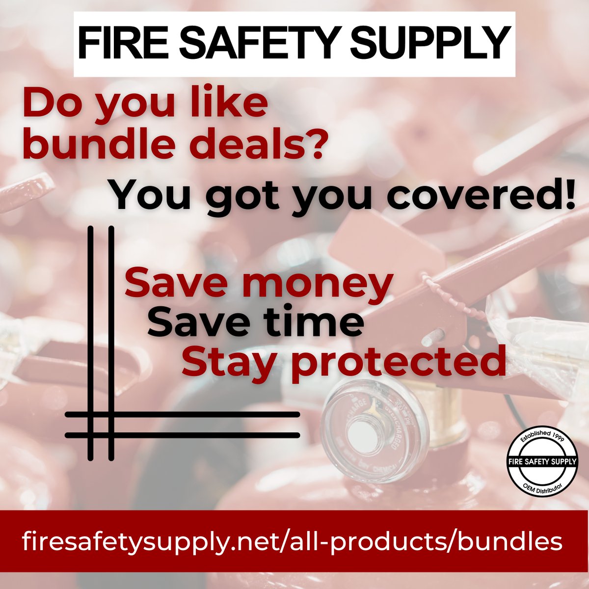 firesale's tweet photo. Do you like bundle deals?

Fire Safety Supply bundles make it simple to get essential fire protection equipment in one convenient package with free shipping included.

Save time. Save money. Stay compliant.

Shop now: https://t.co/3uASCiwwCW 

#FireProtection #FireSafetySupply https://t.co/HDdw7QNNsu
