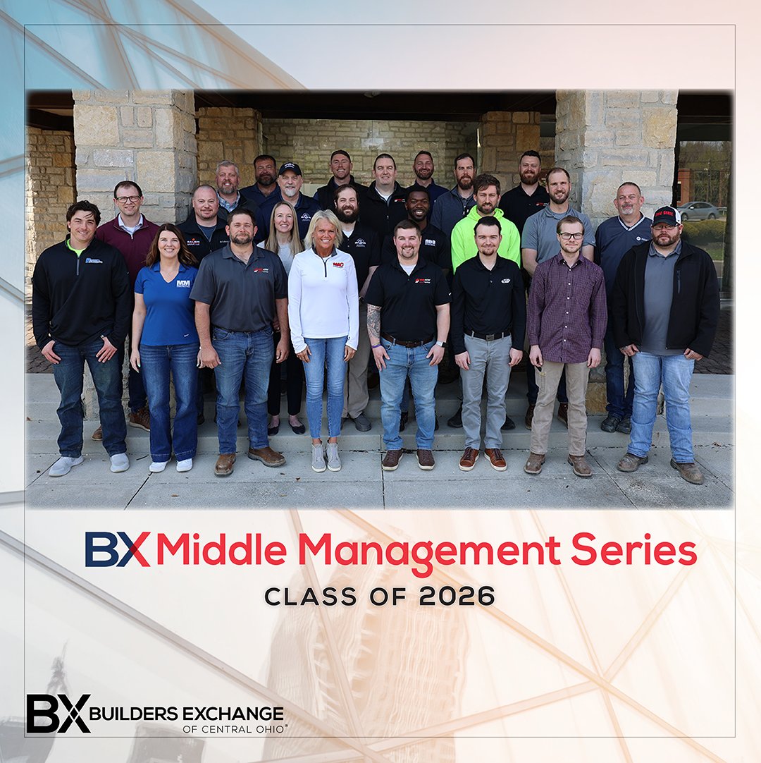 BXofCentralOhio's tweet image. Meet the Class of 2026 BX Middle Management Series!
LEARN MORE: bx.org/leadership-dev…
@BXofCentralOhio #Construction #Leadership #MeetLearnGrow #FieldLeadership #BXCentralOhio #MiddleManagers #ProfessionalDevelopment