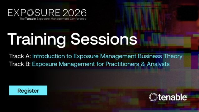Maxamus5's tweet photo. Elevate your security strategy at #Exposure26 with our dedicated training tracks designed for both leaders and practitioners in the #AI era. ➡️ Choose Track A to understand the evolution of #ExposureManagement, why it’s essential, and what is important... https://t.co/dJuHcHAkLj https://t.co/53upuwGMQe