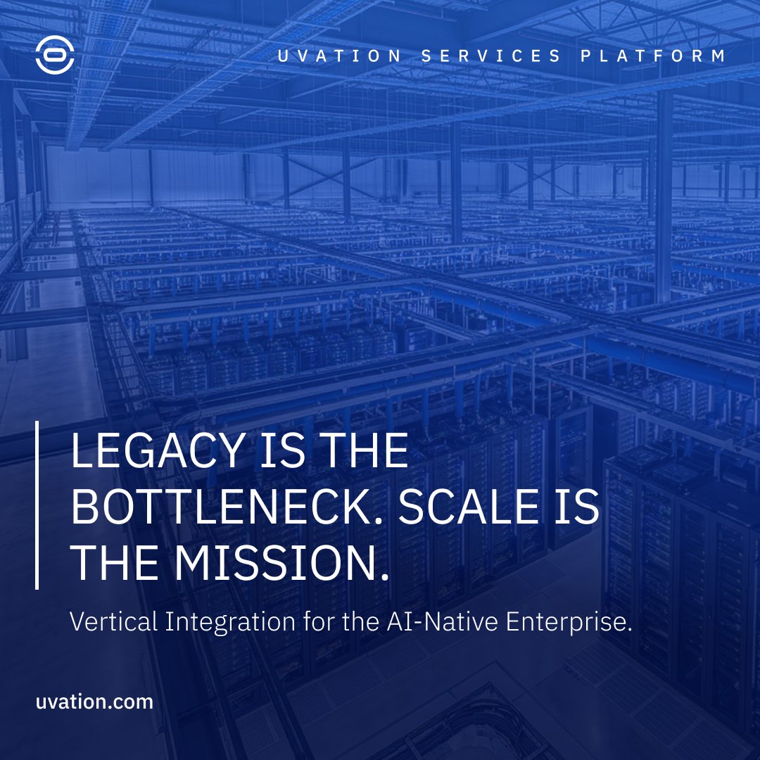 uvation's tweet photo. The AI race isn't about software anymore. It's about who controls the hardware.
Building #AIinfrastructure is the new competitive moat, but vendor sprawl is killing the momentum.
Uvation’s AI foundry changes that equation entirely. One vendor. Full accountability. #Uvation https://t.co/4yX6z6wXhW