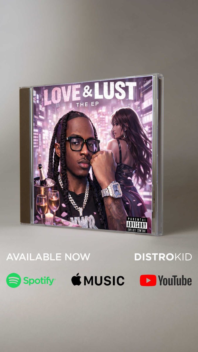 wesso4k's tweet photo. Love &amp; Lust ! 🏃🏾‍♂️‍➡️💕💰 Out Now ! https://t.co/KxZUC7Tm42