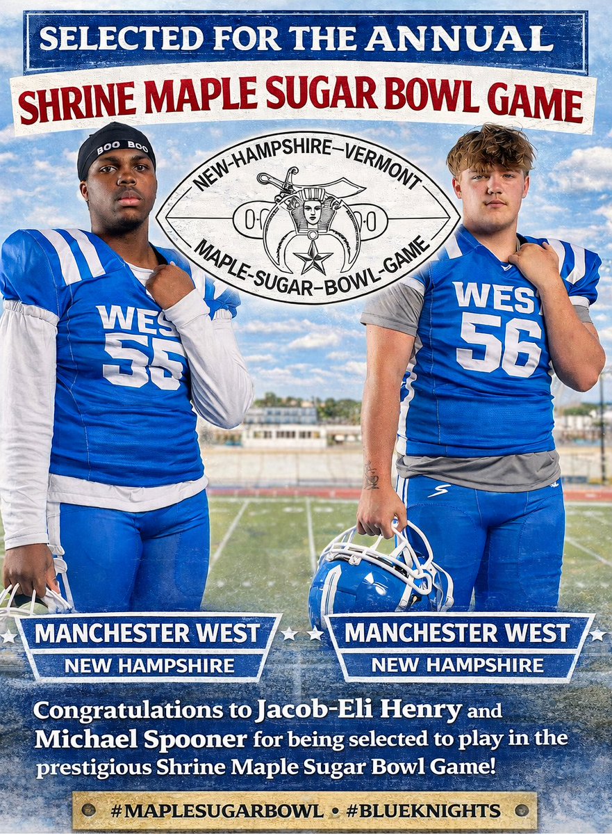 Manchester West Blue Knights Football tweet media