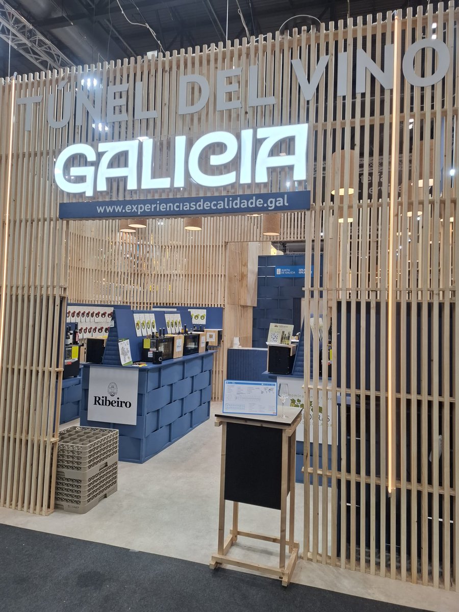 CRDO_Ribeiro's tweet photo. Arrancamos la semana participando en la 39ª edición de Salón Gourmets 2026 en IFEMA MADRID, con nuestro Túnel de Vinos D.O. #Ribeiro (20 vinos blancos, desde cosechas 2023 hasta la más reciente 2025) https://t.co/uz3plz505p