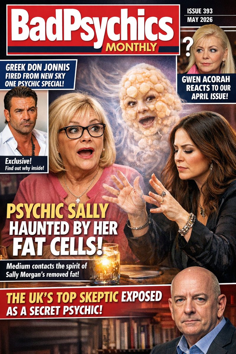 TheBadPsych's tweet photo. #BadPsychicsMagazine May 2026 cover revealed.

On News-stands by the end of the month. https://t.co/0DeVWKumzM