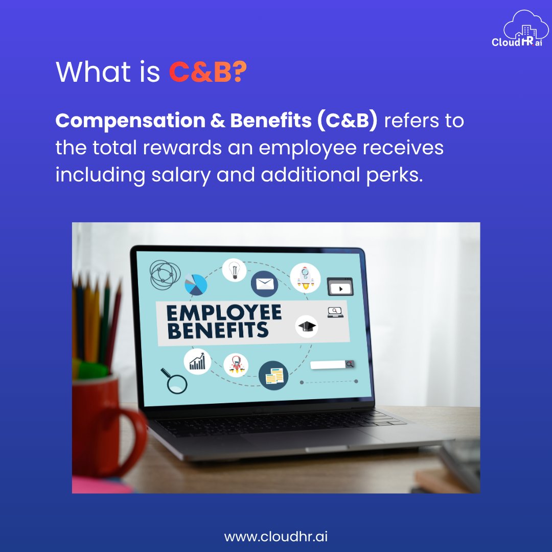 CloudHRai's tweet image. Salary is just one part of the equation.
Compensation &amp;amp; Benefits (C&amp;amp;B) define the complete value employees receive from pay to perks to long-term security.
Strong C&amp;amp;B = stronger attraction, retention, and satisfaction.

 #CloudHR #HRTerms #CompensationAndBenefits #EmployeeBenefit