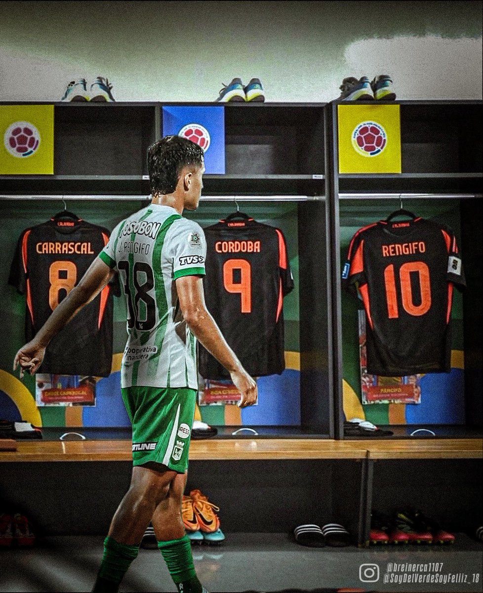 breinerca1107's tweet photo. #AtleticoNacional 
No se, Pero llegará, se que llegará tu momento mi muchacho. 💚🪄⚽️ https://t.co/pHFjRIbEF2
