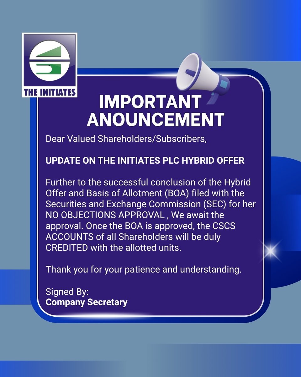 The Initiates Plc tweet media