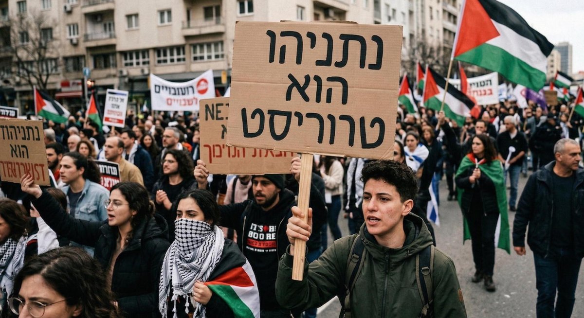 klasdurus06's tweet photo. מאחר ול-X עכשיו יש אפשרות תרגום, בואו נראה אתכם קוראים את זה: נתניהו הוא טרוריסט! https://t.co/snC57p7Jam