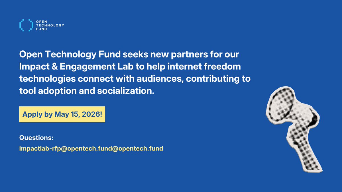 Open Technology Fund tweet media