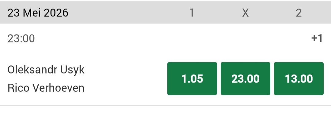 piet_paaltjes's tweet image. #verhoeven #usyk
Gokje waard op Rico, €100  inzetten en €1300 terug
#unibet