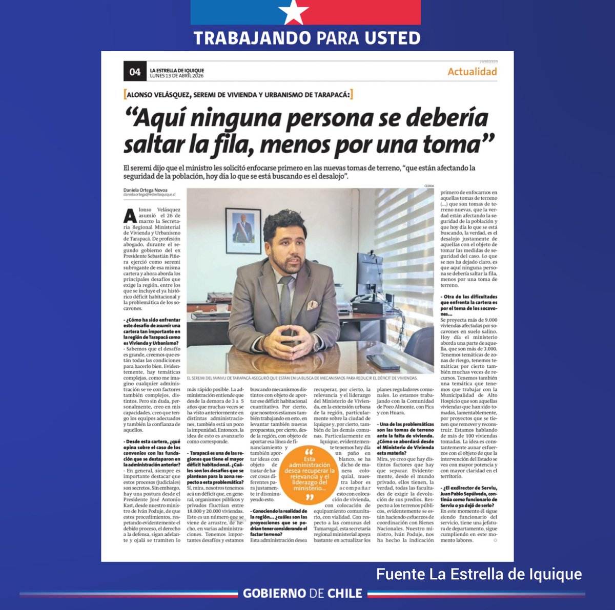 Minvu Tarapacá tweet media