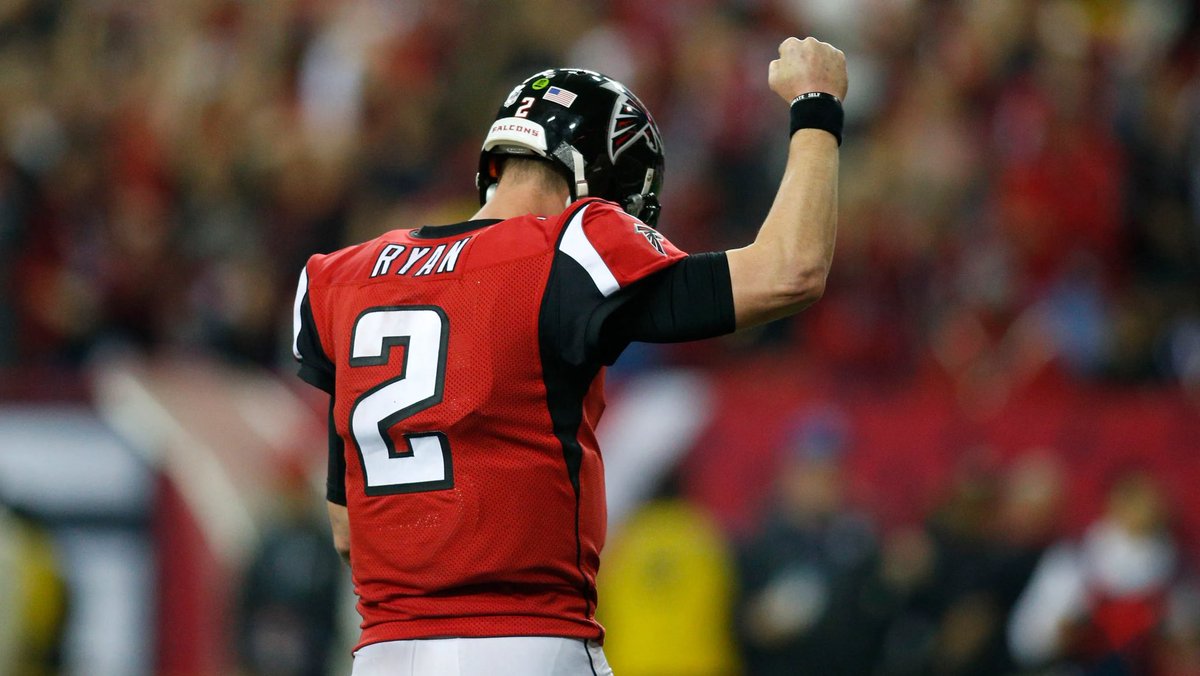 Matt Ryan had:

- 5 TDs
- 415 yards
- 27/38 (71%)
- 97.2 QBR
- 139.4 rtg

in a playoff game, sit this one out.