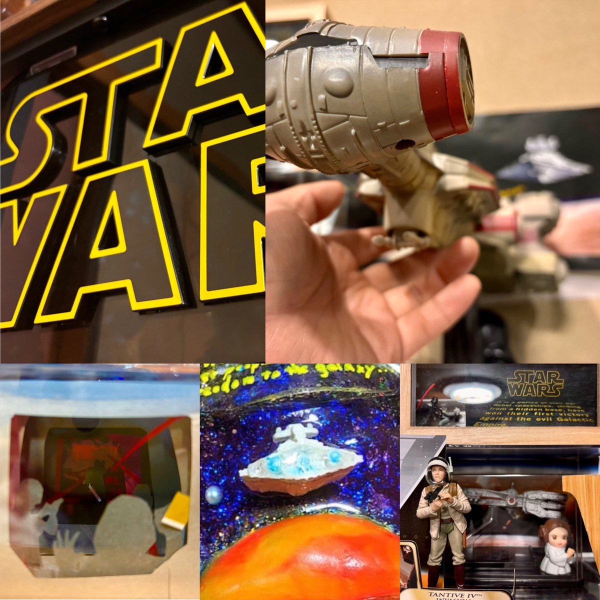 くりそん(SWのグッズ組み合わせで全エピソードストーリー順追体験できるを実現したけど場所なし。 tweet media