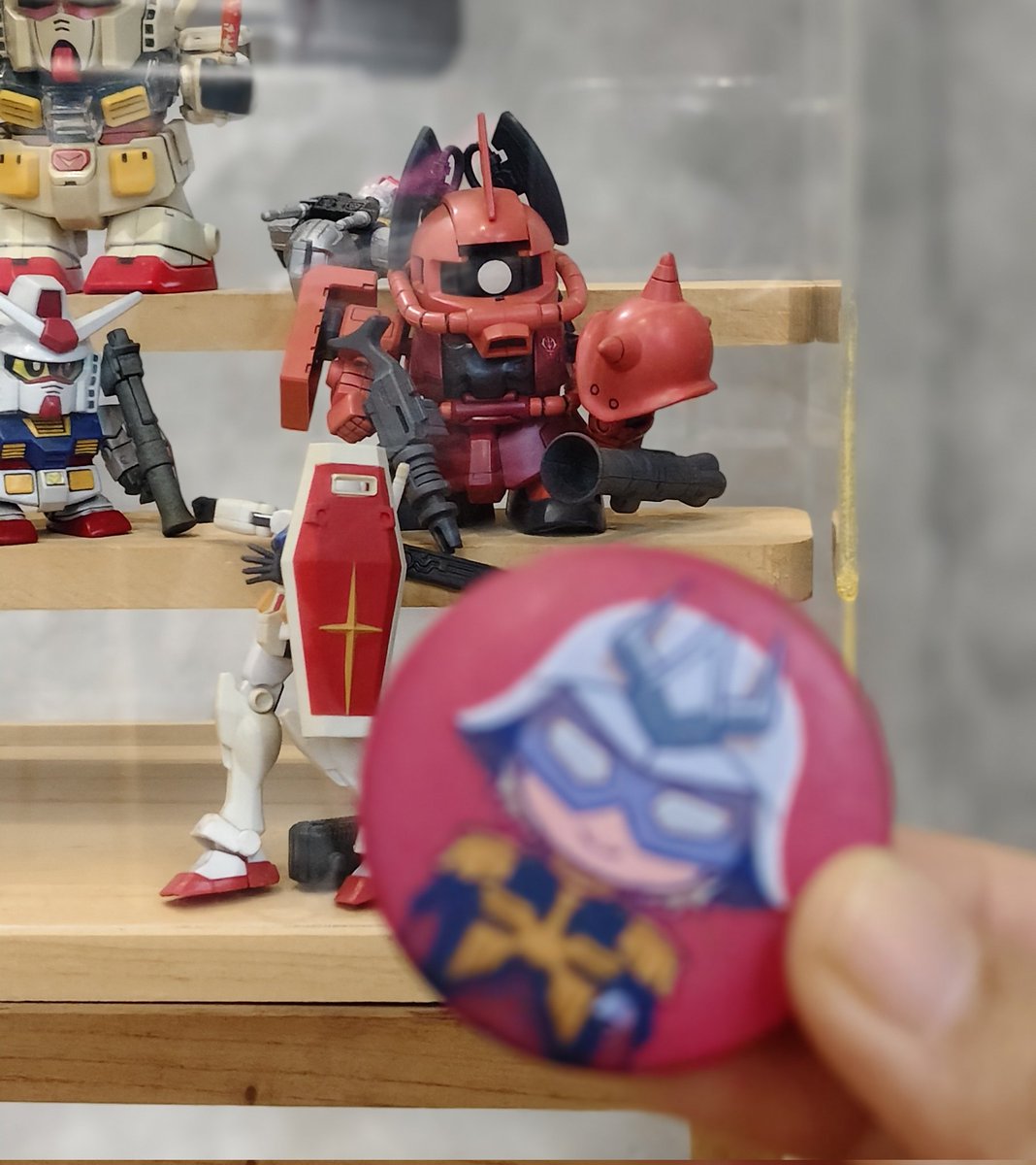 cubymimimiy's tweet photo. went to a local Gundam themed cafe to celebrate Akiho's Birthday!! :DD https://t.co/6VwpAOJsP7