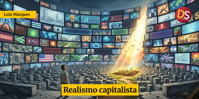 ds_pt's tweet photo. Realismo capitalista | Luiz Marques

O teórico cultural de pseudônimo “blogueiro K-Punk”, Mark Fisher, em Realismo capitalista, indaga no subtítulo: “É mais fácil imaginar o fim do mundo do que o fim do capitalismo?” 

🔗 https://t.co/WDRuawO2hP https://t.co/ieiGEKrS0z