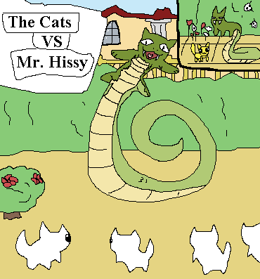 RoeRichard33476's tweet photo. Mewgenics fan boss concept Mr. hissy
(what garden doesn't have a big snake?) https://t.co/RGzAvK63if