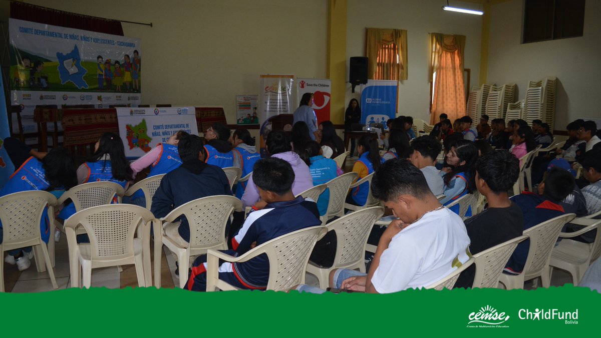 CemseCochabamba's tweet photo. Se realizó el 1er Encuentro del Comité de Niña, Niño y Adolescente 🙌
Niñas, niños y adolescentes reflexionaron sobre la importancia de la familia, la salud, entre otros temas🩺💙

#NiñezYAdolescencia #ParticipaciónInfantil #SaludIntegral #Familia #Childfund #CEMSE https://t.co/lyl7Uj3oEj
