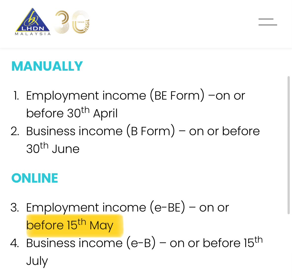 The tax filing deadline is 15th May

You still have time to prepare and plan

👇🏽