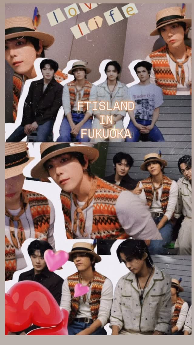 Kkorepo's tweet photo. 「#FTISLAND」#イ・ホンギ、メンバーたちのコラージュ写真…「福岡、最高だ！」（動画あり） 
#イホンギ  
🔗https://t.co/wZtOrlQgHc https://t.co/ZISEv2ISkC