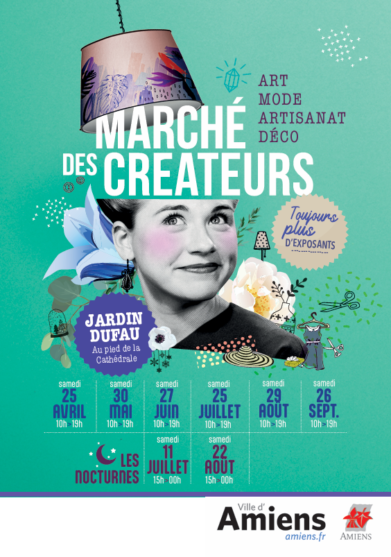 AmiensMetropole's tweet image. [#Artisanat 🛍️] Vous aimez (vous) offrir des créations uniques faites à la main par des artisans locaux❓ Bonne nouvelle, le Marché des créateurs est de retour jusqu'en septembre 😍

📅 Samedi 25 avril 
🕒De 10h à 19h
📍Jardin Dufau #Amiens