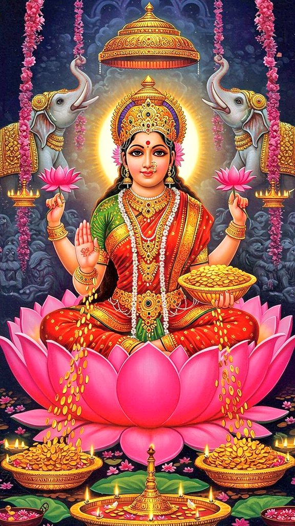 immortaldharma's tweet photo. Maa Laxmi’s grace turns effort into success. https://t.co/YzyV4ZeHxy