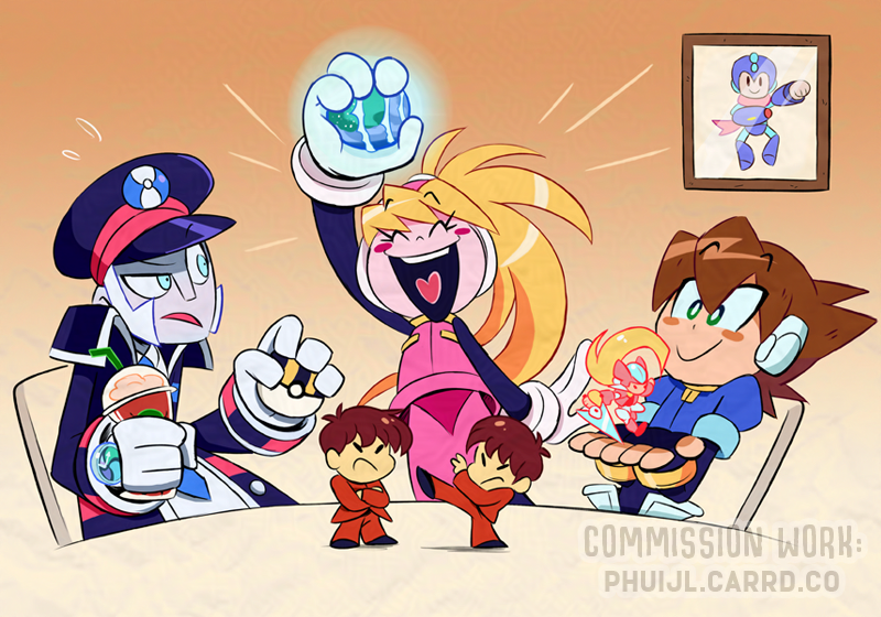 Commission for <a href="/MotaReece/">Reece Mota</a> ! ✨

#pokemon #megaman