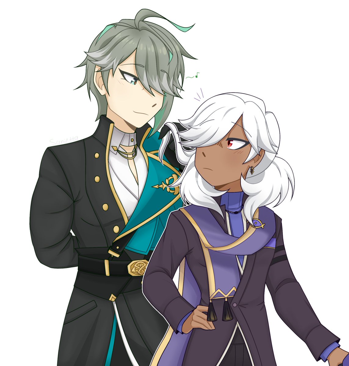 I draw so slowly I'm sorry....

#haino #cytham #cyno #alhaitham