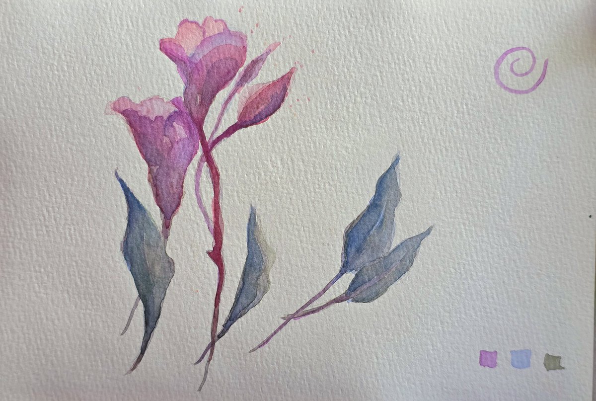 EfrenRostran's tweet image. Hey, i wanted to take a break from screens, so i painted this in watercolors. 
I'll be resuming what I left, just wanted to post this