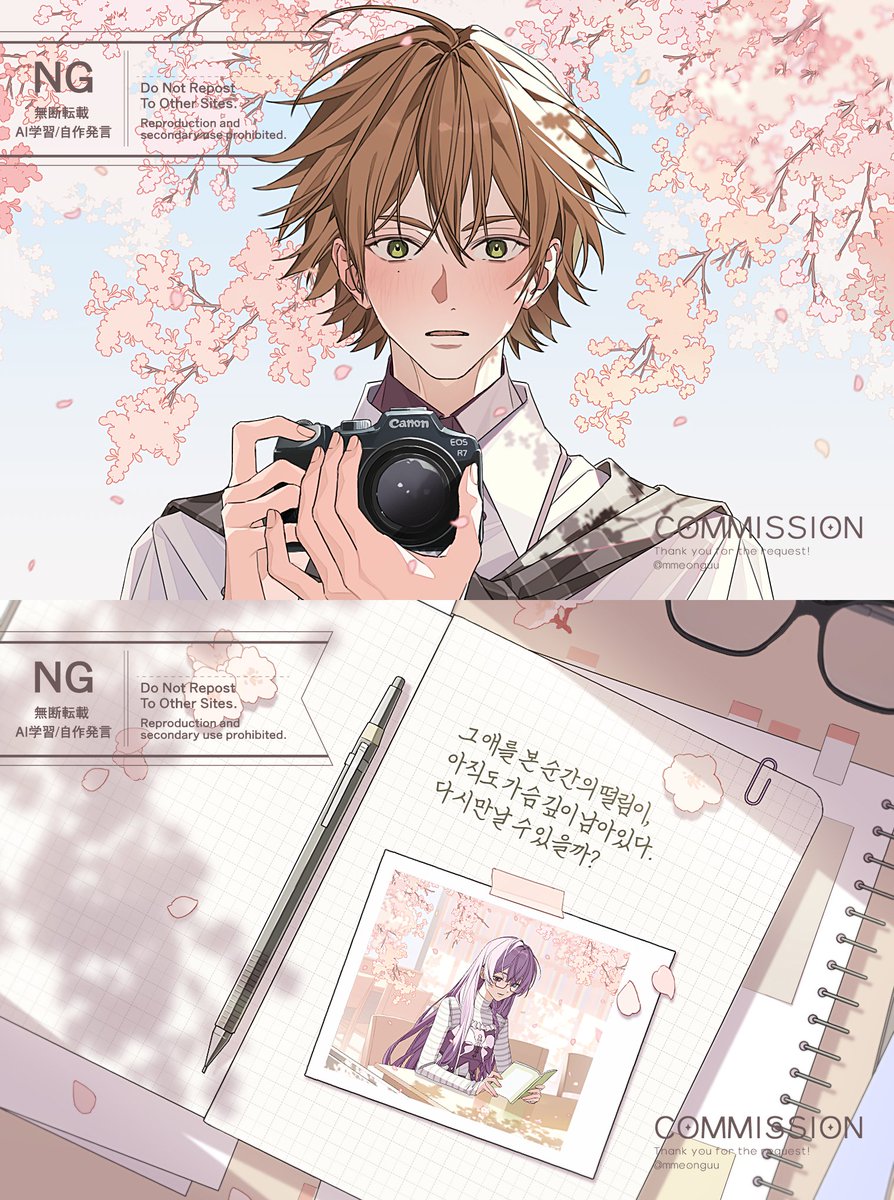 mmeonguu's tweet photo. 🌸#커미션 #Commission https://t.co/4XxGEvCOAD