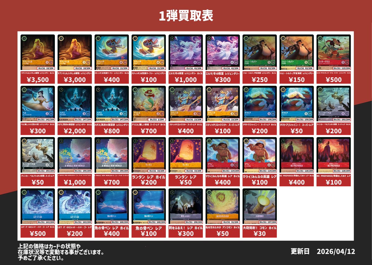 ディズニー・ロルカナ専門店ロアマスター tweet media