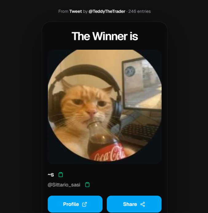 TeddyTheTrader's tweet photo. @Aqua_Futures congrats winners

winners from YT - D_amoz DM me with proof
winner from X - @Sittario_sasi https://t.co/Jb5fM2RJaE