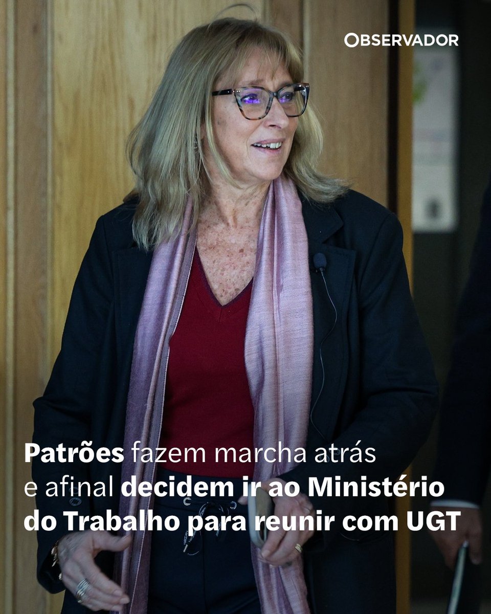 observadorpt's tweet image. Os patrões tinham decidido não participar na reunião desta segunda-feira com UGT e Ministério do Trabalho. Mas acabaram a fazer marcha atrás.

Saiba mais no link nos comentários.

(📸 Lusa)

#UGT #Trabalho #Política