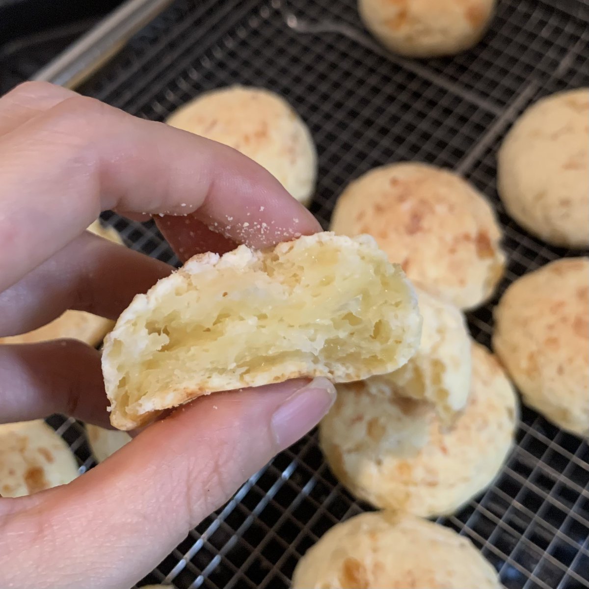 本場の本物クニャペを食べたことないからゴールがわかってないままに作り始めたんだけど、こういう何かを攻略するとか実験するのとか大好き♡