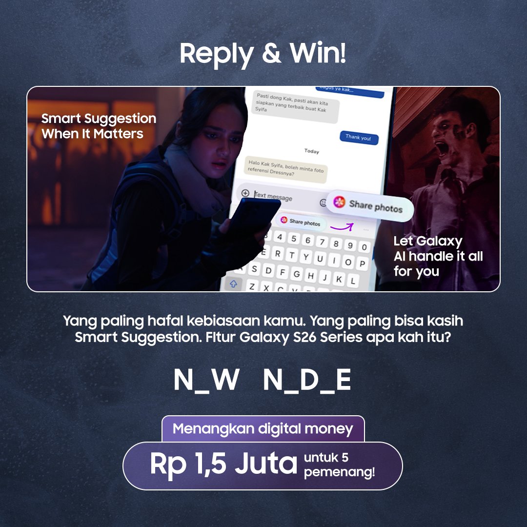 Samsung Indonesia tweet media